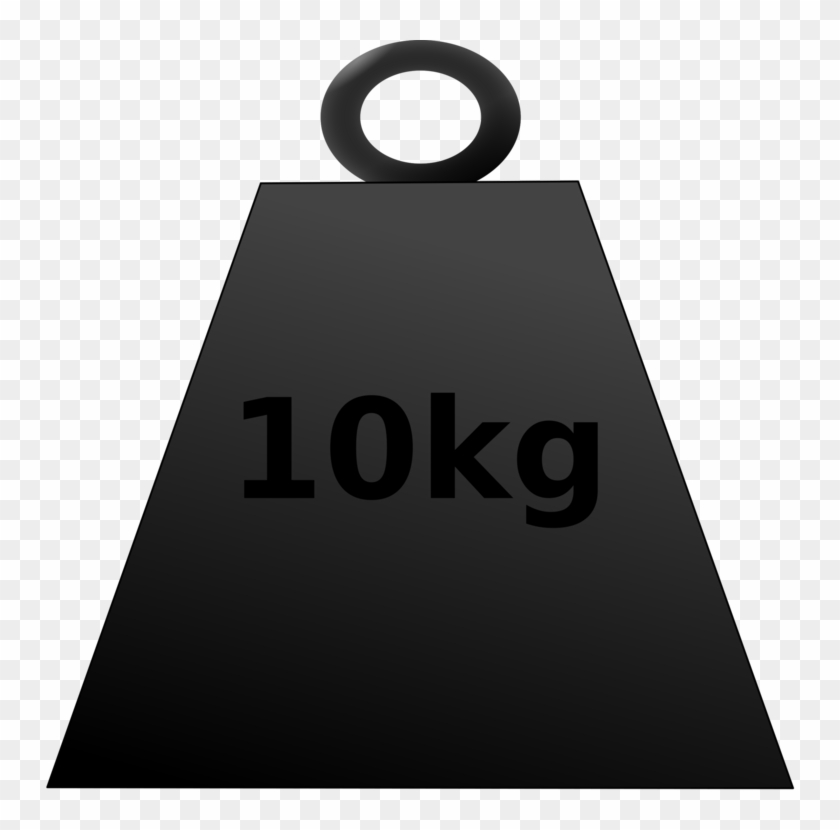 Weight Training Computer Icons Measuring Scales Mass - 10 Kg Weight Clipart - Png Download #4557789