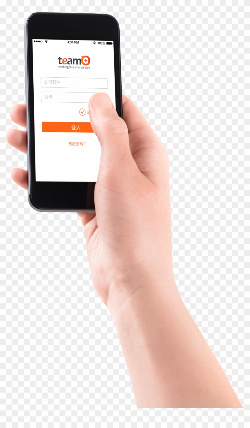 Hand-03 - Mobile In Girl Hand Png Clipart