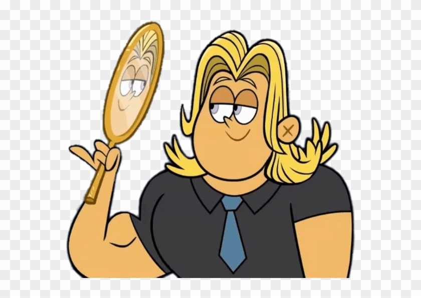 Bunsen Character Jerk Von Handsome Looking In The Mirror - Cartoon Clipart #4557868