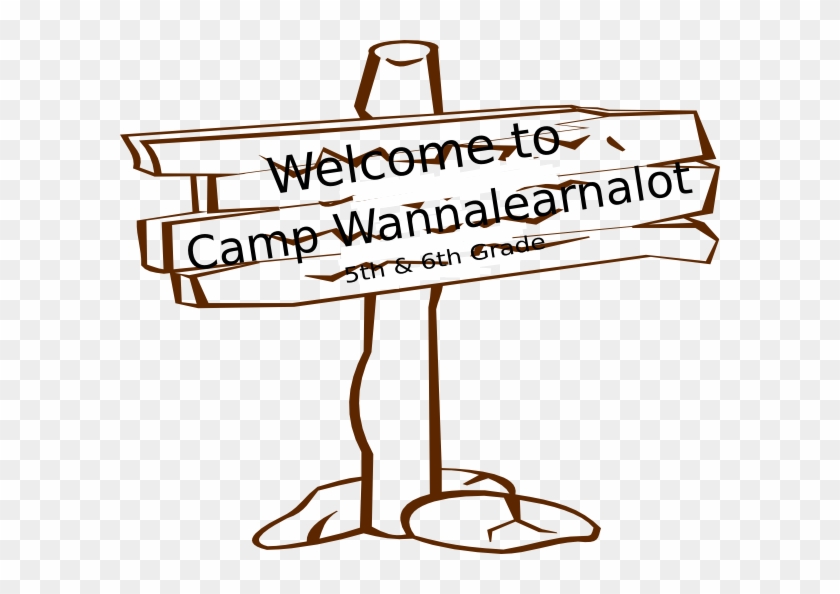 Wooden Sign Clip Art - Png Download #4558327