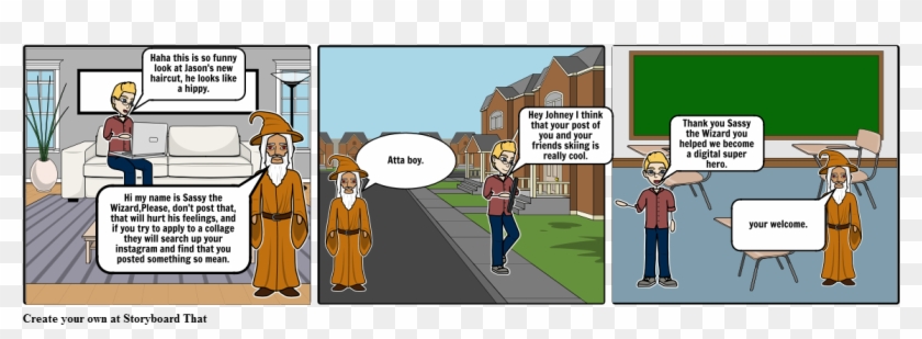 Wizard Sassy The Super Hero - Comics Clipart