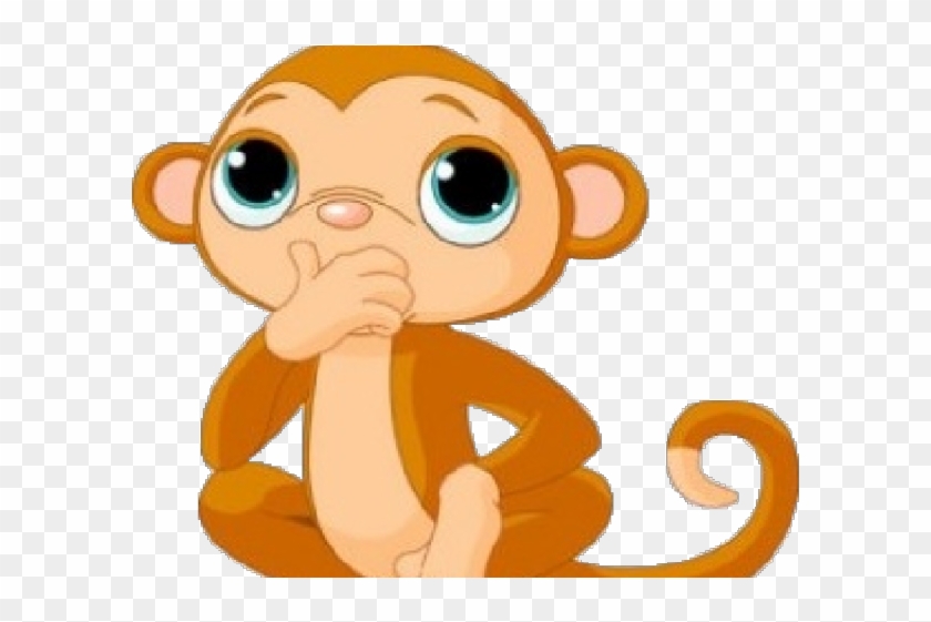 Monkey Clipart Transparent Background - Cartoon 3 Little Monkeys - Png Download