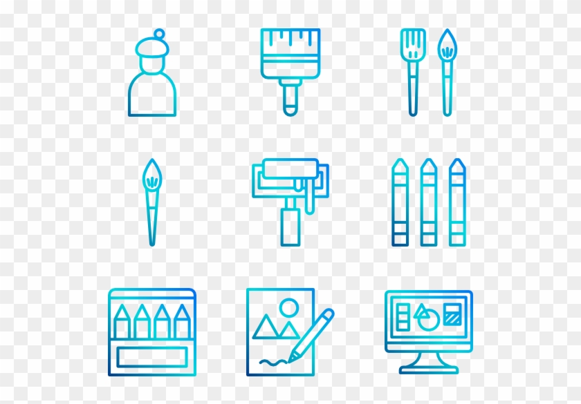 Palette Vector Paint Pallet Clipart