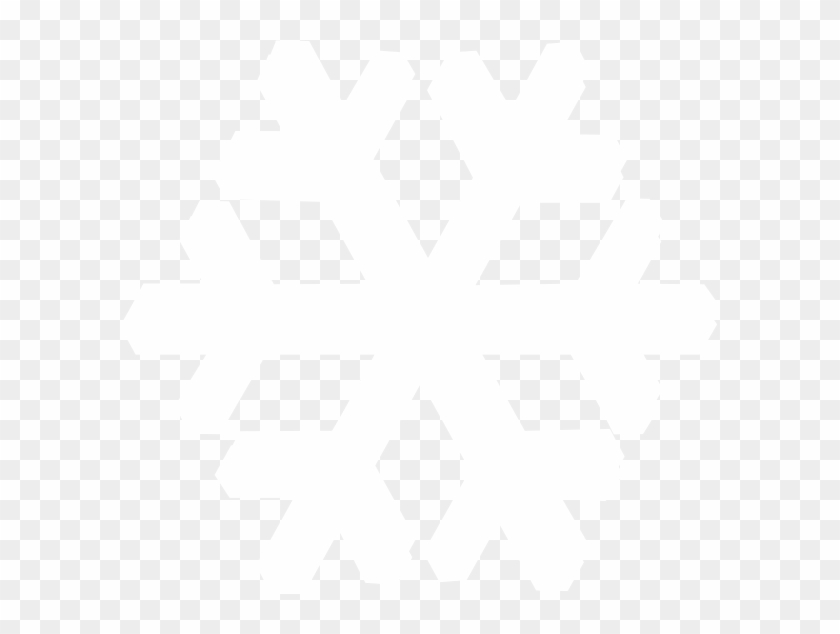 White Snowflake Clip Art Transparent Background - Png Download
