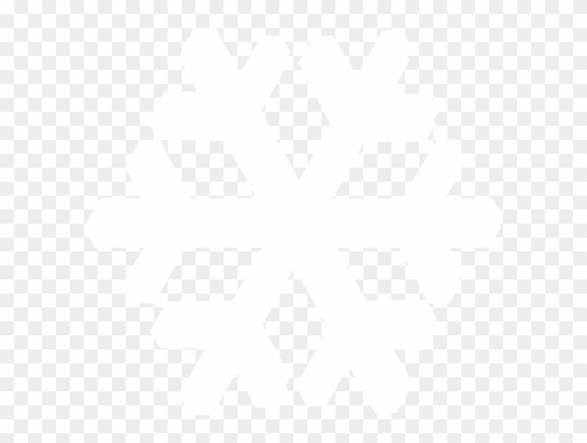 White Snowflake Clip Art Transparent Background - Png Download #4558848