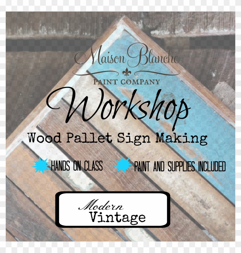 Pallet Sign Workshop - Hive Bangkok Clipart