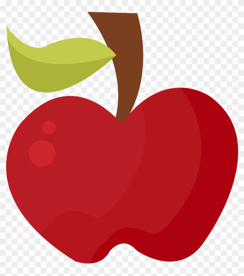 Snow White Apple Seven Dwarfs - Heart Clipart #4559098