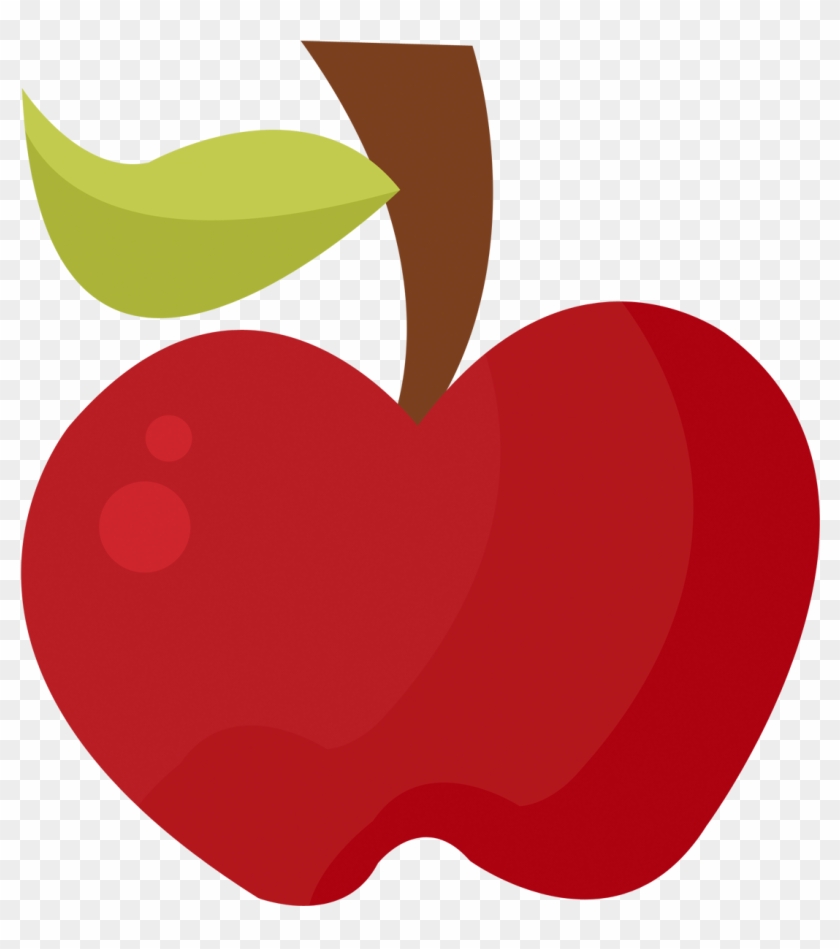 Snow White Apple Seven Dwarfs - Heart Clipart