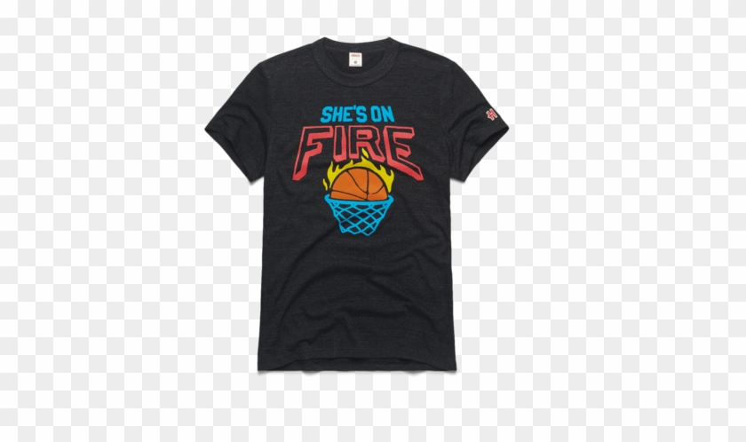 Women's She's On Fire Vintage Tee - Active Shirt Clipart #4559177