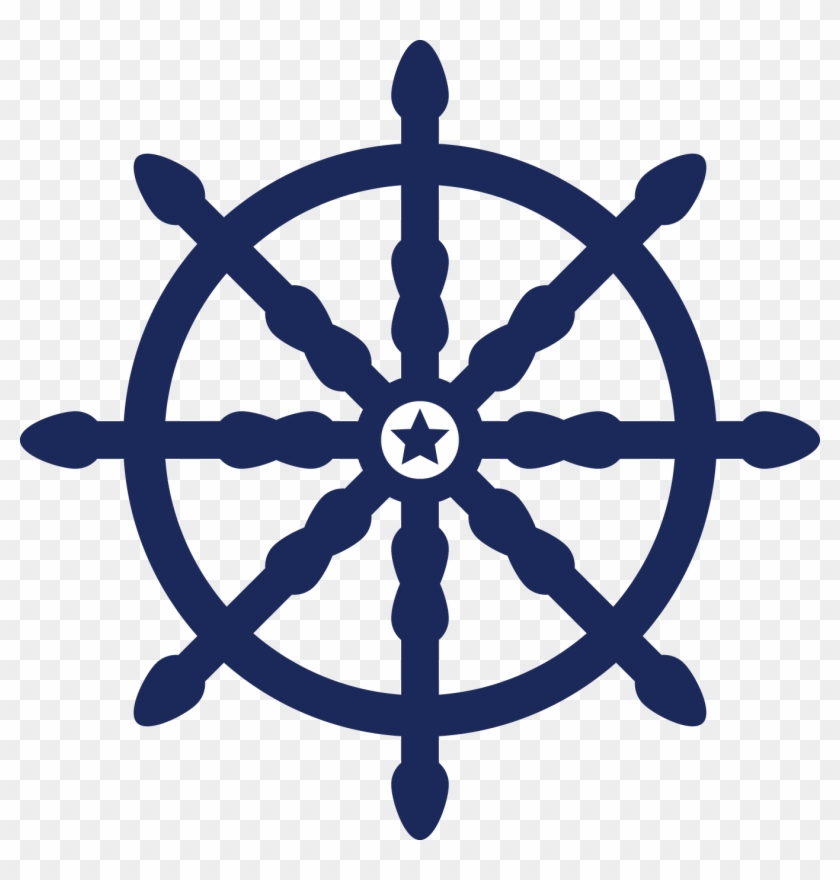 Nautical Wheel Png - Rudder Vector Clipart