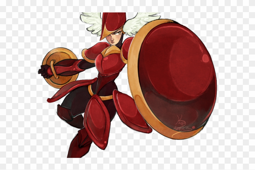 Enchantress Clipart Shield Knight - Cartoon - Png Download #4559475