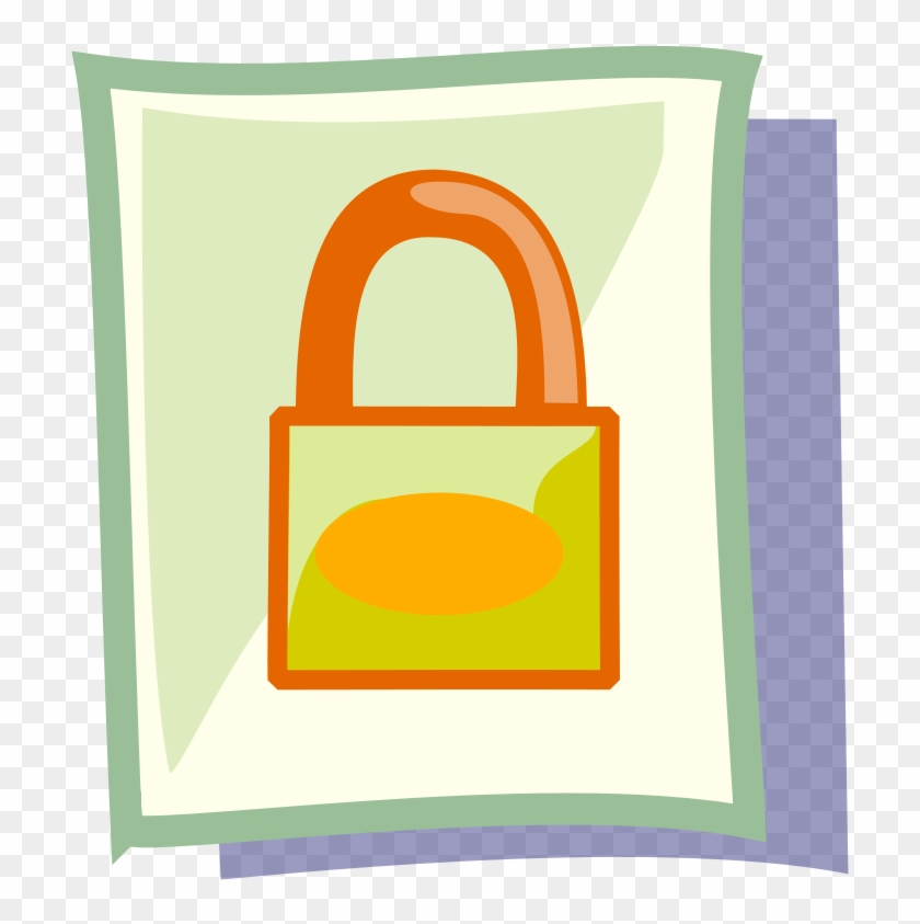 File Locked - Locked Files Clipart - Png Download