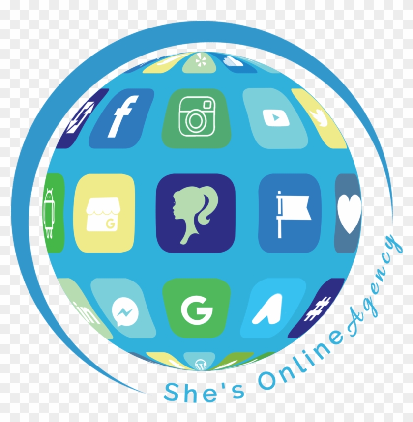 She's Online Agency - Circle Clipart #4560850