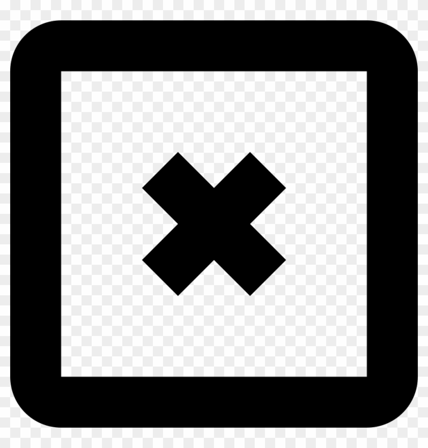 Delete Square Button Comments - Tick In A Square Clipart