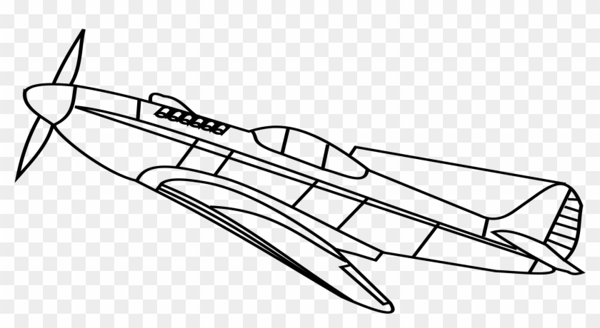 This Free Icons Png Design Of Ww2 Fighter Plane 2 - Fhoto Pesawat Jet Mewarnai Clipart