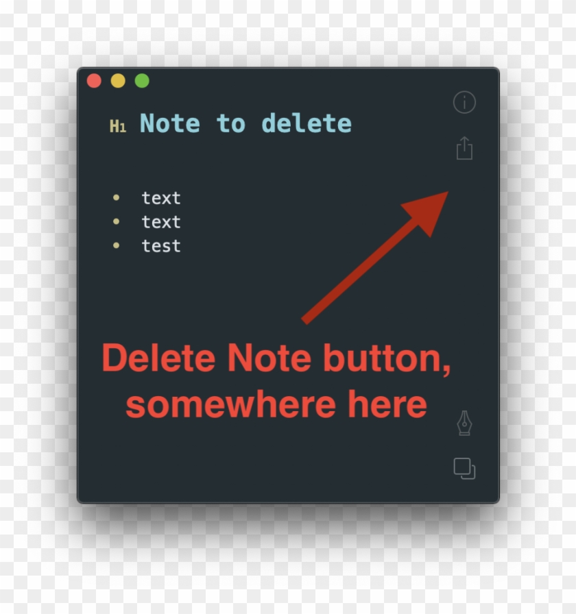 [feature Request] Single Note Window Delete Button - Designated Smoking Area Sign Clipart