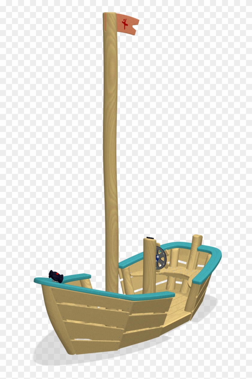Forest Lake Boat - Skiff Clipart
