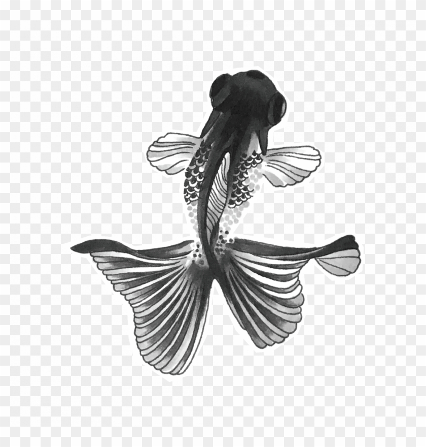 Temporary Tattoo Small Fish - Рыбки Черные Пнг Clipart #4562109