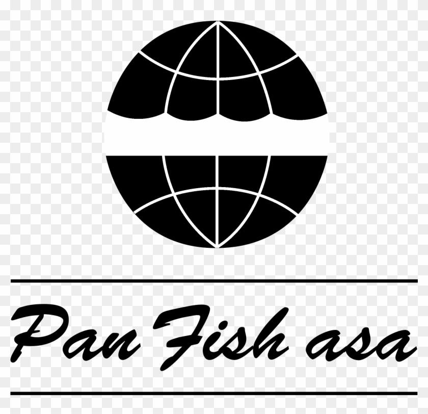 Pan Fish Logo Black And White - Surfing Clipart