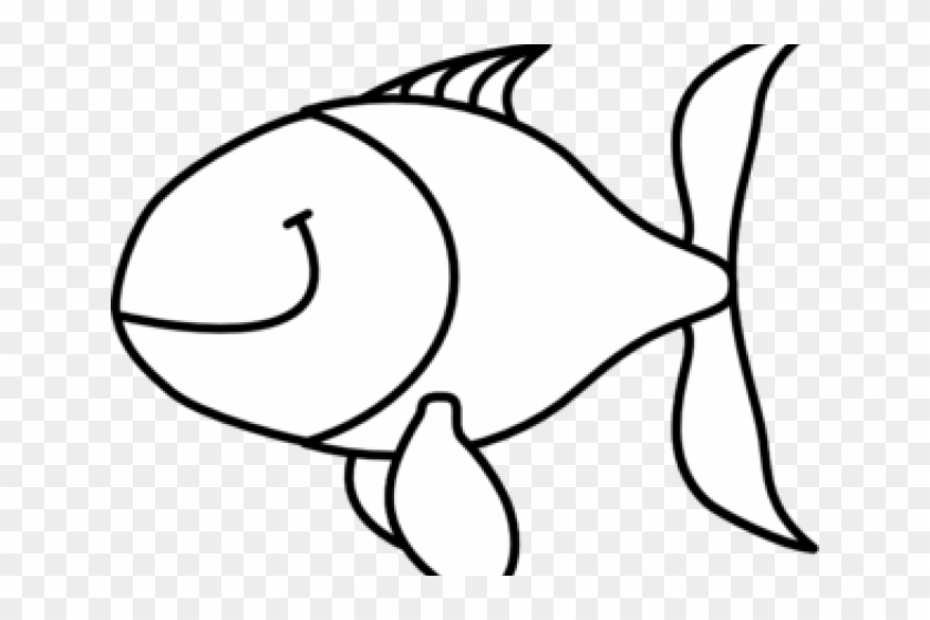 Fish Images Black And White - White Fish Clipart - Png Download