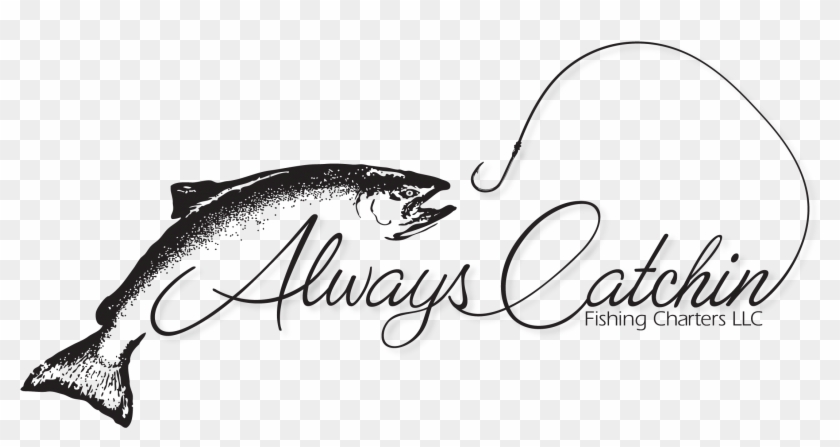 Logo - Fishing Black And White Clipart #4562338