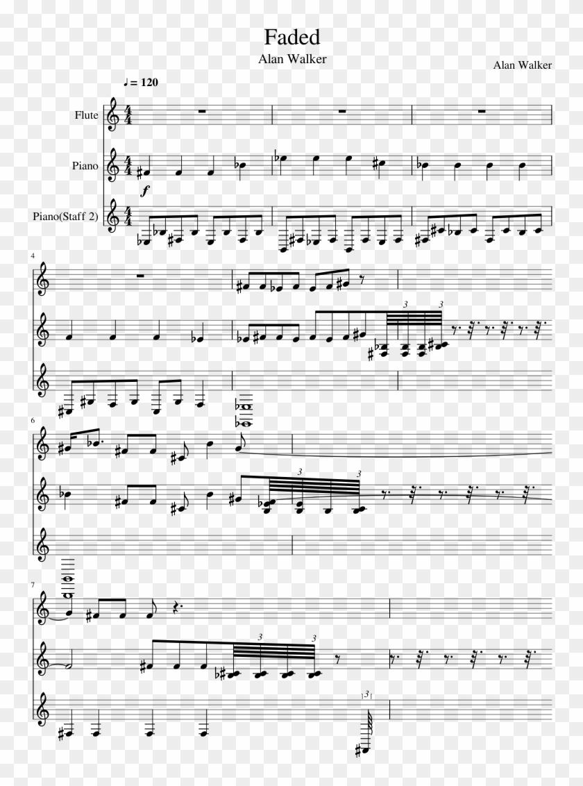 Faded Slide, Image - Dark Eyes Partitura Clarinete Clipart