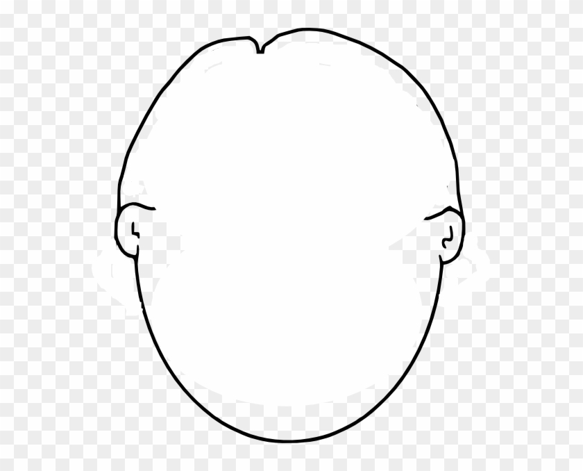 Blank Face Template - Blank Face Outline Png Clipart #4562748
