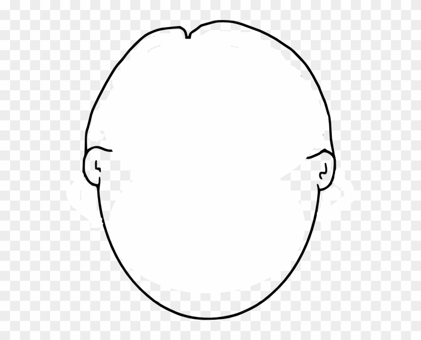 Blank Face Template - Blank Face Outline Png Clipart