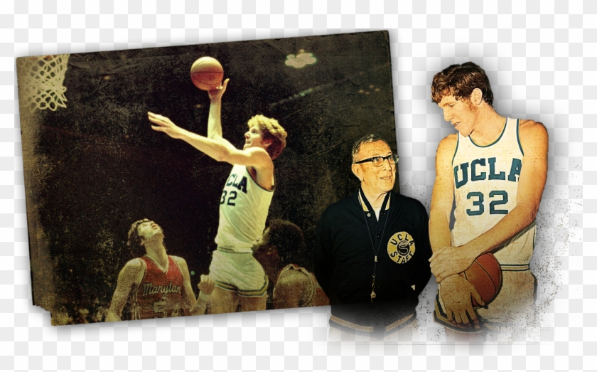 Coach Next To Young Bill Walton, Photo Of Bill Walton - Slam Dunk Clipart
