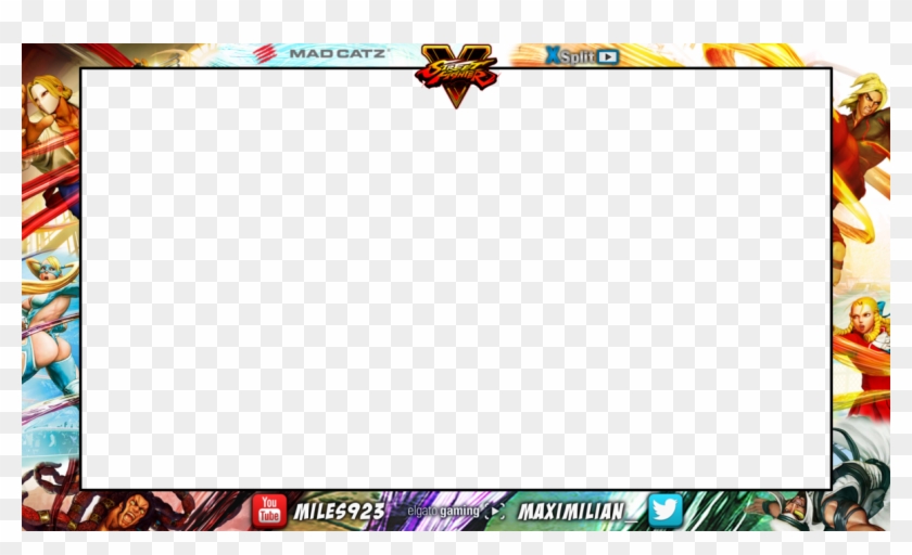 Street Fighter Overlay Stream 77631 - Street Fighter 5 Layout Clipart #4563354