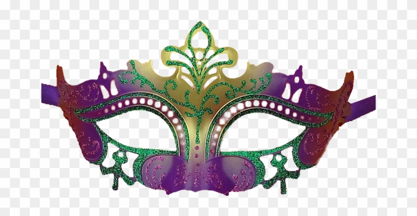Mardis Gras Crown Png - Mardi Gras Mask No Background Clipart #4563355