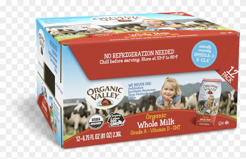 Single-serve Whole Milk, - Organic Valley Milk Clipart