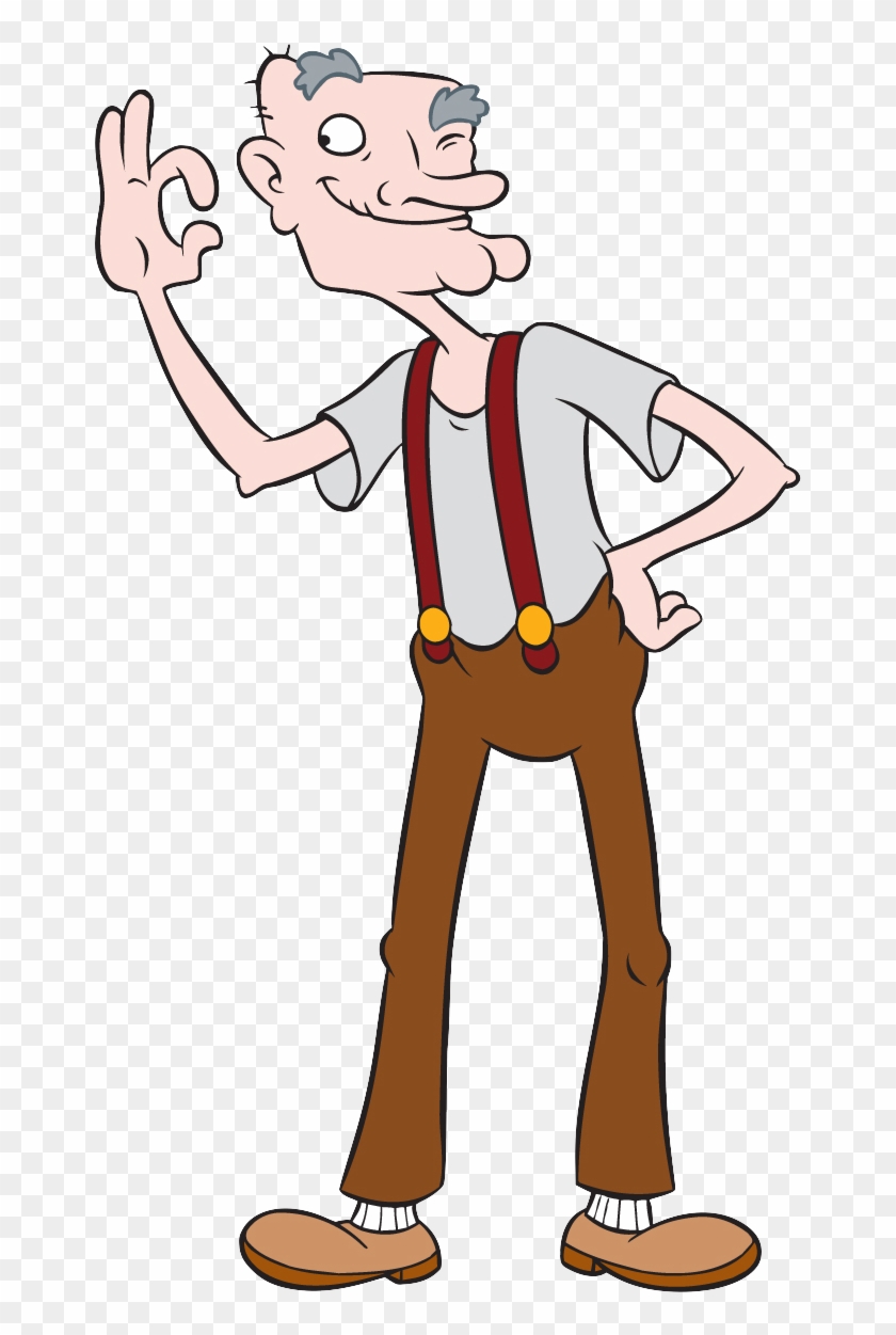 Grasndfather Confused Png - Hey Arnold Grandpa Png Clipart #4563639