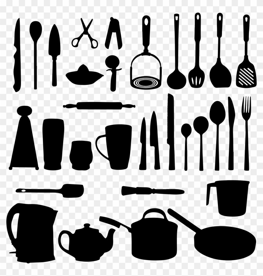 Kitchen Utensils Clipart - Png Download #4563976