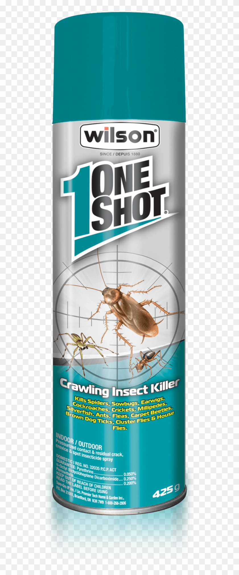 Wilson One Shot Crawling Insect Killer - Arachnicide Clipart #4564757