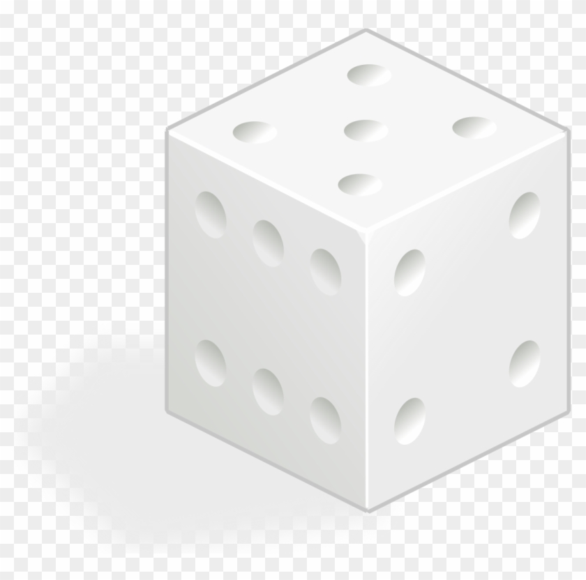 File - White Dice - Svg - Dice Clipart