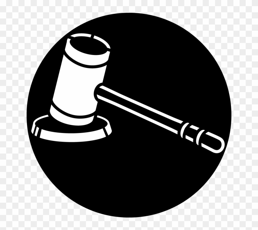 More Views - Gavel - Emblem Clipart