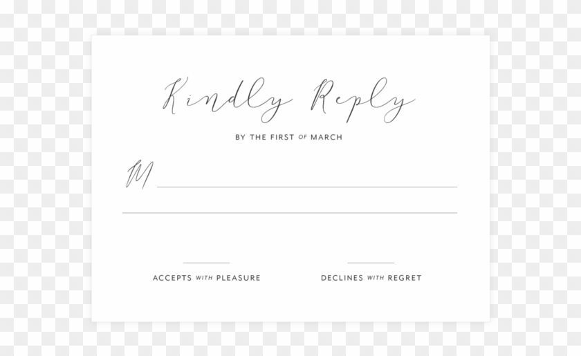 Whisper Rsvp & Envelope - Paper Clipart