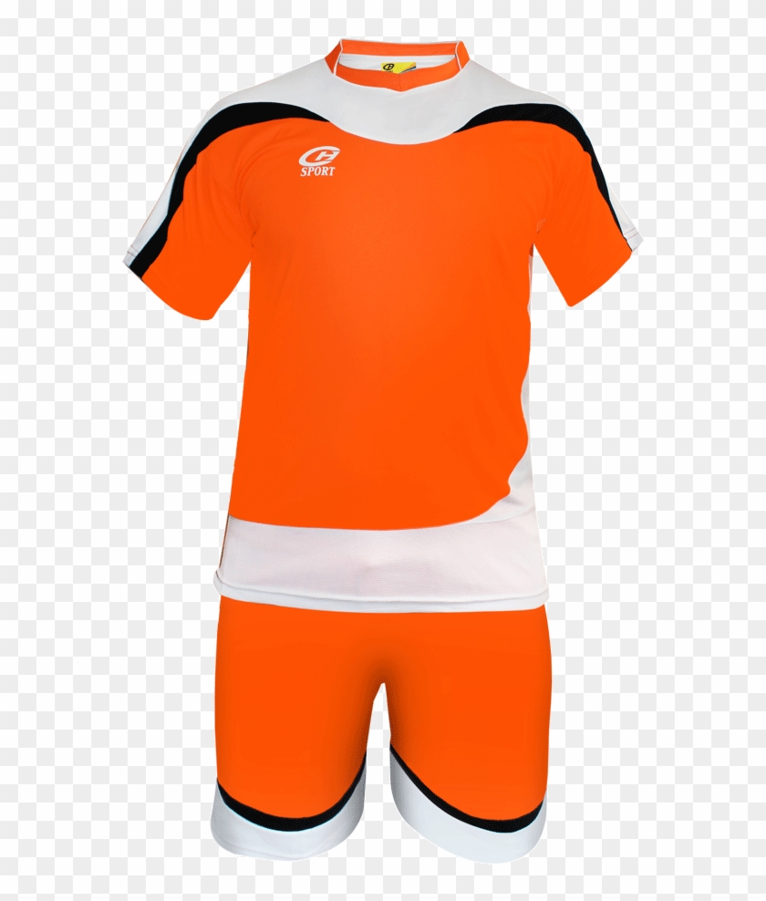 Footbal Clothes Orange - Board Short Clipart