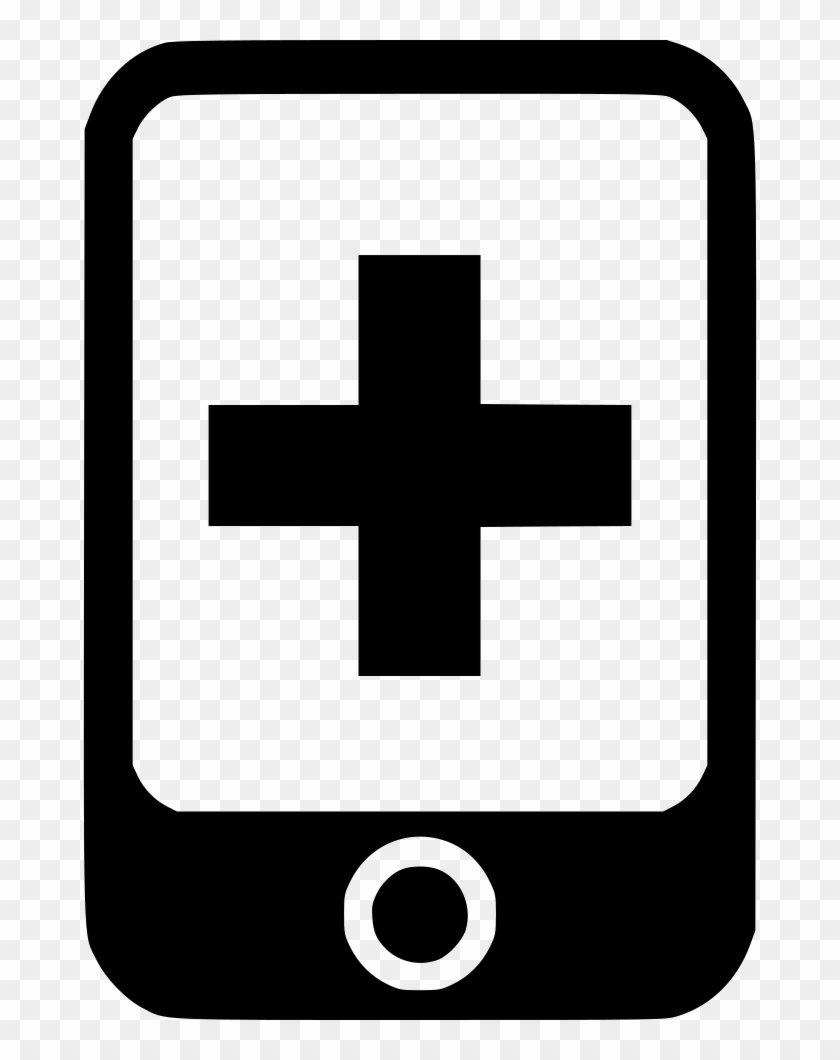 Mobile And Plus Sign Comments - Patient Vector Clipart #4566877