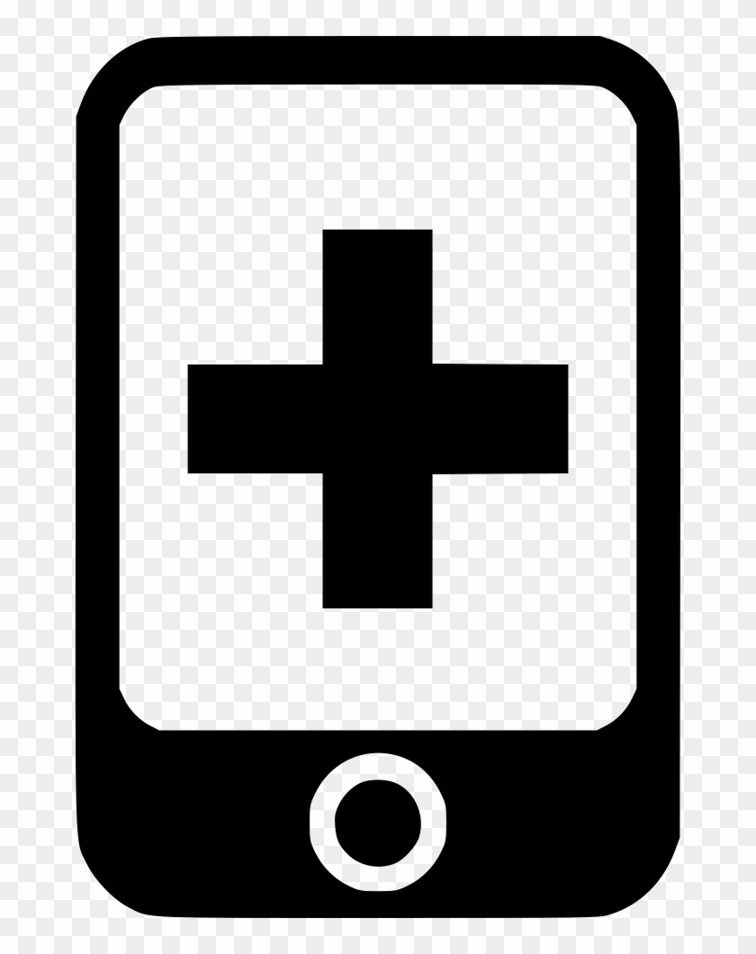 Mobile And Plus Sign Comments - Patient Vector Clipart