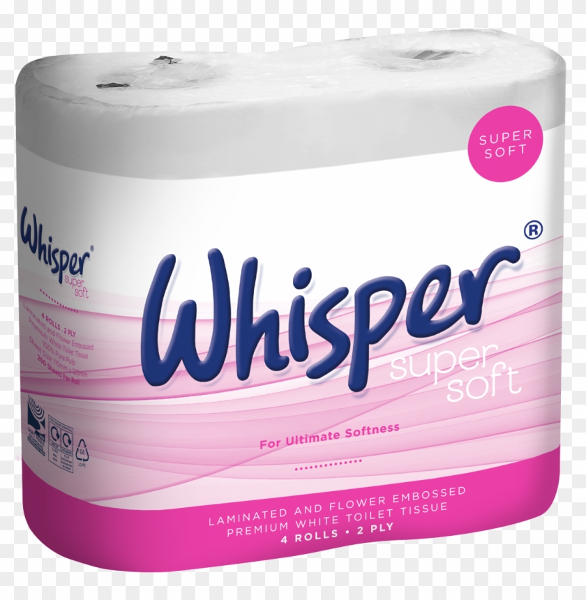 Whisper Super Soft - Box Clipart #4566910