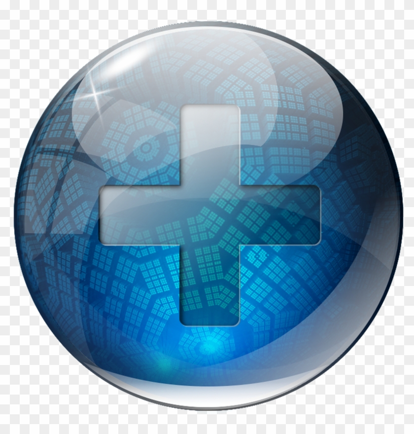 Icon 3d Blue Plus Glass Flash Png Image - 3d Blue Icon Clipart #4566947
