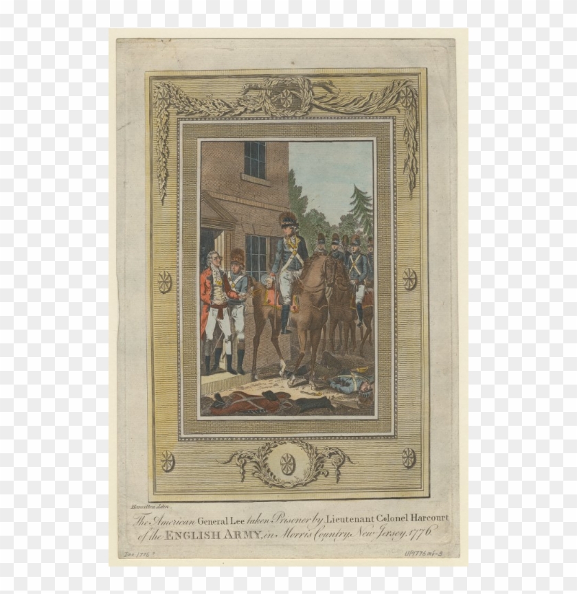 The American General Lee Taken Prisoner By Lieutenant - Painting Clipart #4566984