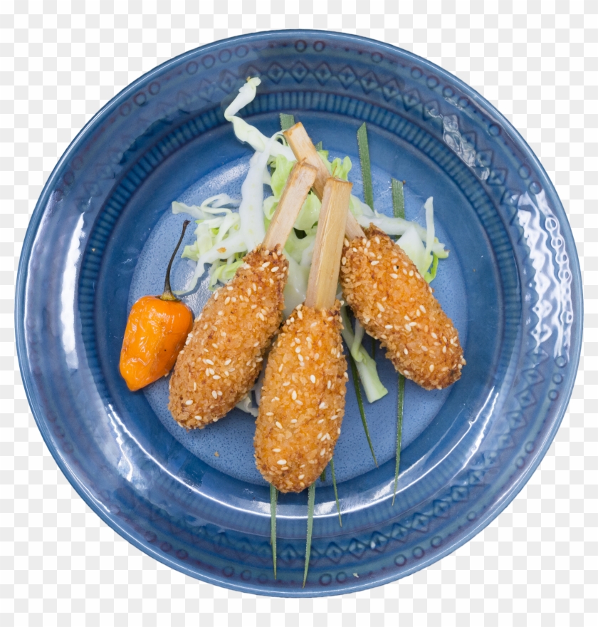 Shrimp Chao On Sugarcane Skewer2 - Sesame Clipart