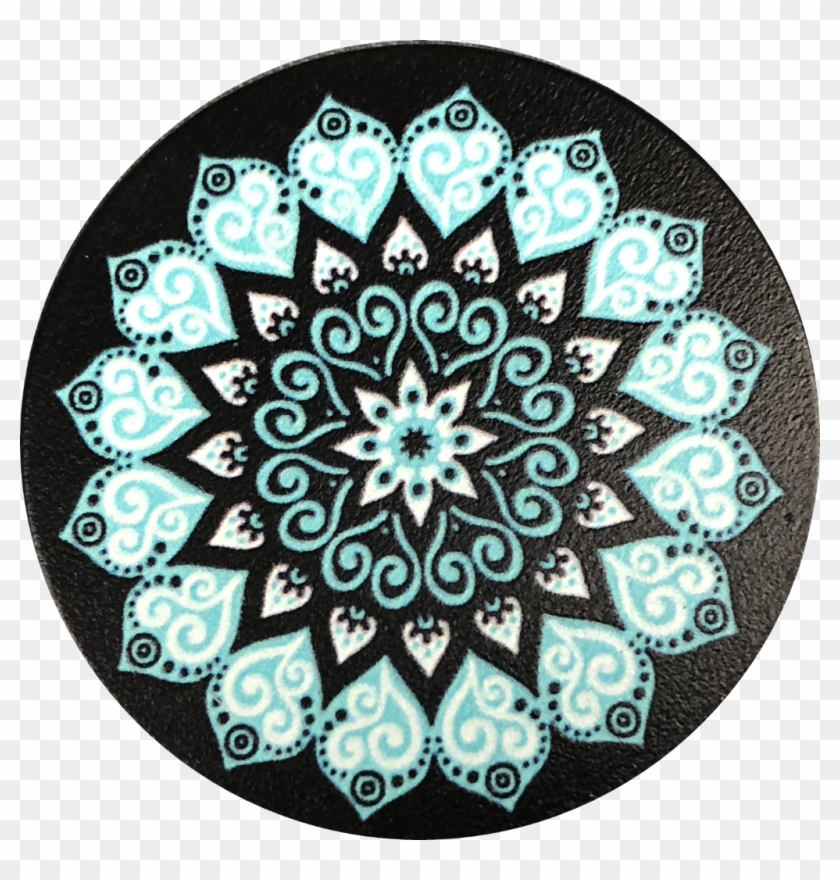 Blue Burst Png - Peace Mandala Sky Popsocket Clipart