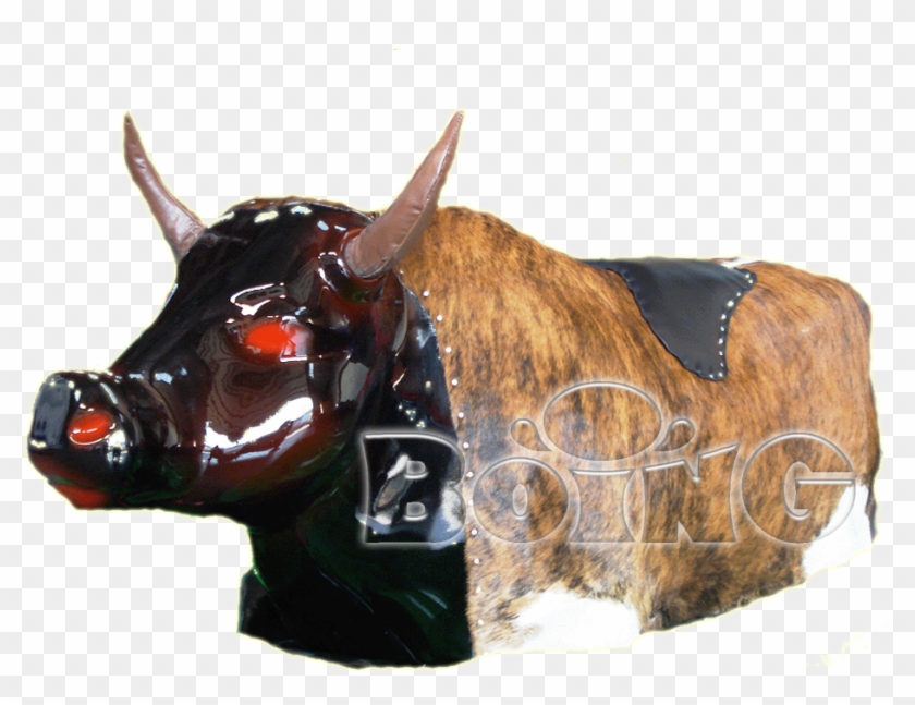Mecanical Rodeo Bull - Sorrel Clipart