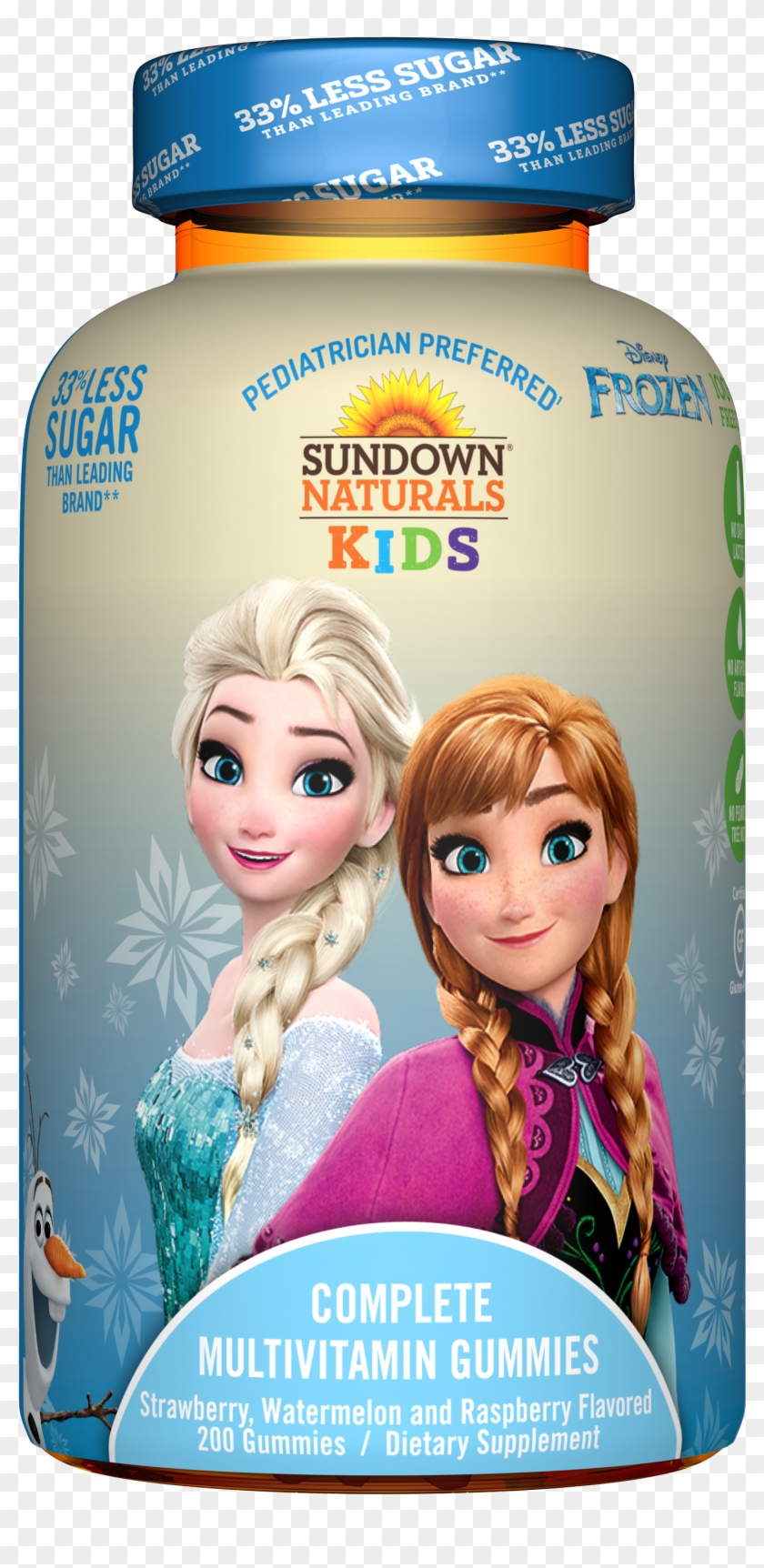 Sundown Naturals Kids Disney Frozen Complete Multivitamin - Porta Retrato De Eva Frozen Clipart #4567419