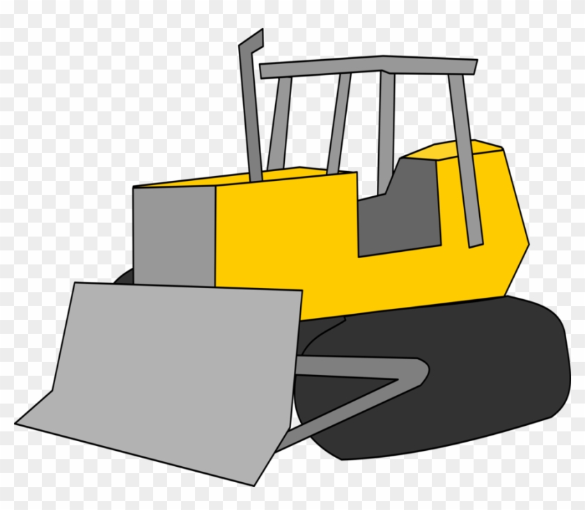 Backhoe Clipart Bulldozer - Bulldozer Clipart - Png Download