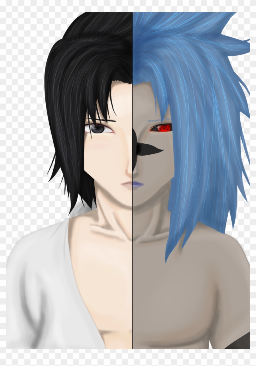 Sasuke Before And After - Cartoon Clipart